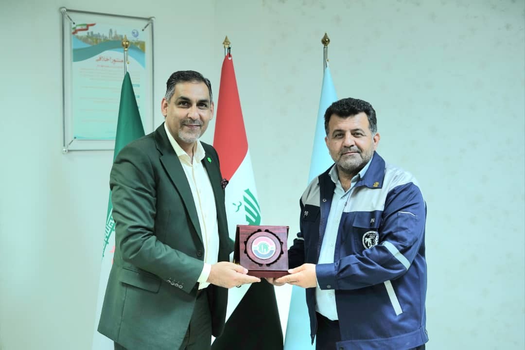 حضور رییس انجمن صنفی سیمان كشور عراق در سیمان خوزستان