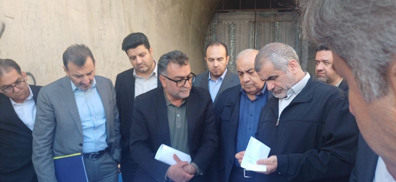 بازدید رئیس هیات عامل ایمیدرو از پروژه راه‌آهن گل‌گهر–شیراز
