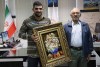 مبین عظیمی، قهرمان طلایی کشتی جهان، مهمان بانک ملی کردستان شد